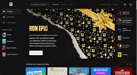 Epic Games Store : Voici le nombre et le calendrier complet des。